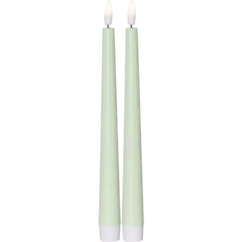 LED Antikljus 2-pack Flamme Grön - LED ljus