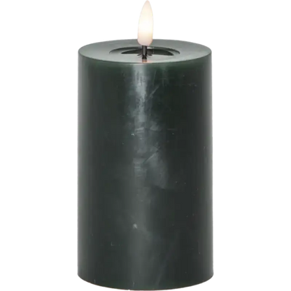 ST LED blockljus Flamme Flow 12,5cm grön - LED ljus