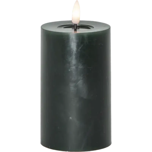 ST LED blockljus Flamme Flow 12,5cm grön - LED ljus