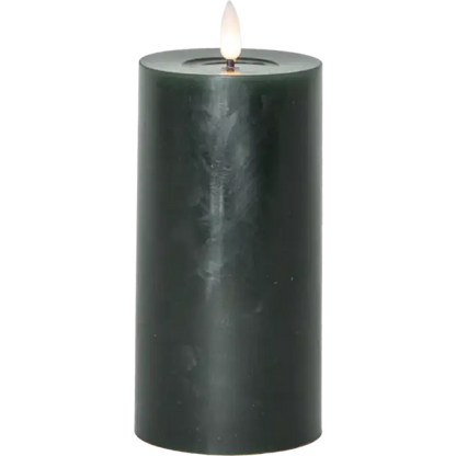 ST LED blockljus Flamme Flow 15 cm grön - LED ljus