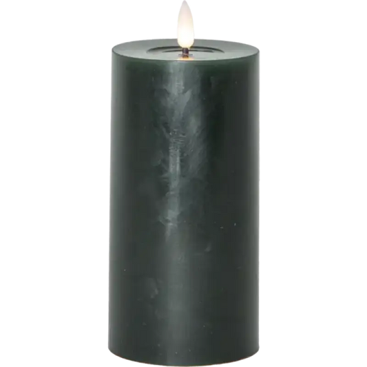 ST LED blockljus Flamme Flow 15 cm grön - LED ljus
