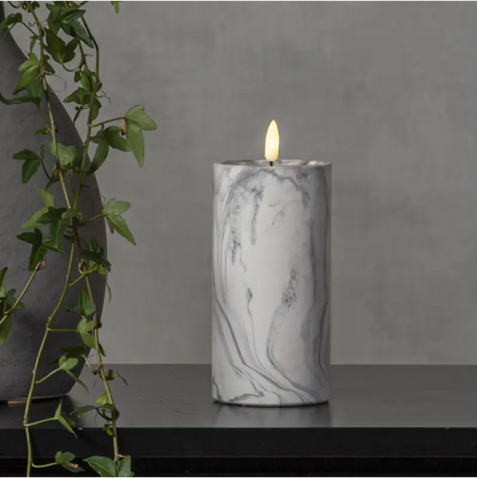 ST LED flamme marble 17,5cm - LED ljus