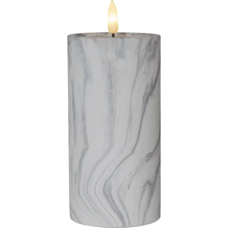 ST LED flamme marble 17,5cm - LED ljus