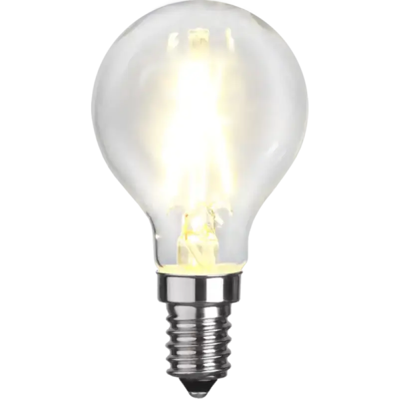 ST Led P45 Clear E14 2W - Glödlampa