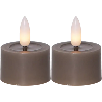 ST LED värmeljus Flamme Flow mullvad 2-pack - LED ljus