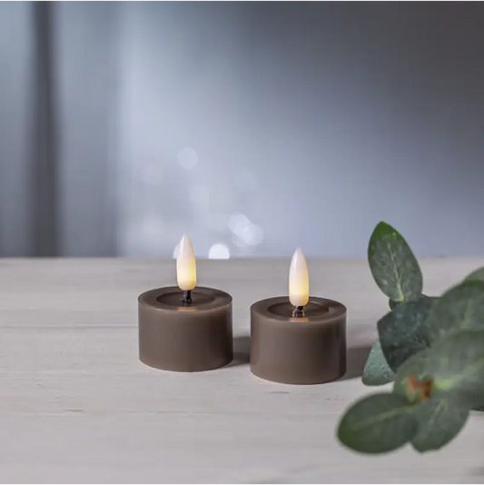ST LED värmeljus Flamme Flow mullvad 2-pack - LED ljus