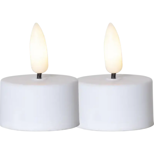 ST LED Värmeljus vita 2-pack - LED ljus