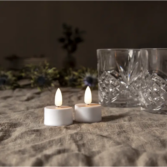 ST LED Värmeljus vita 2-pack - LED ljus