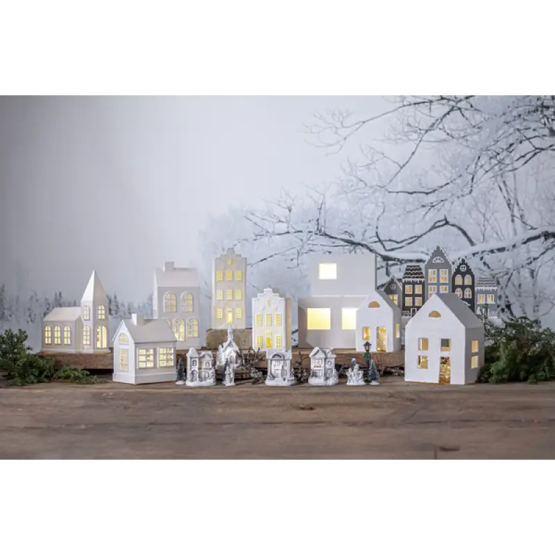 ST LED Vinter inomhusdekoration med timer - Jul