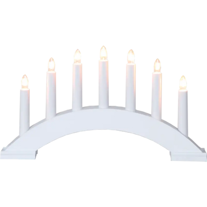 ST Ljusstake Bea vit - Jul