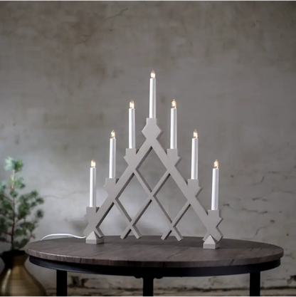 ST Rut Ljusstake beige