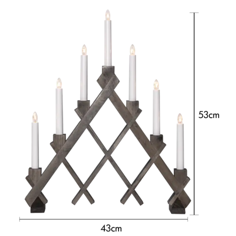 ST Rut Ljusstake Brown - Adventsljusstake