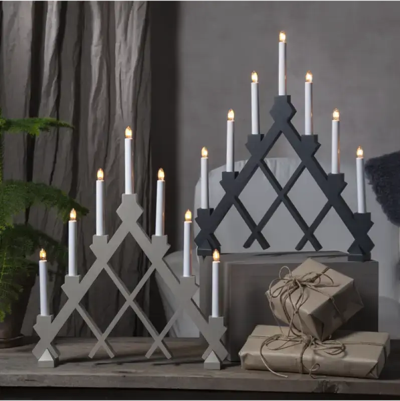 ST Rut Ljusstake svart - Belysning