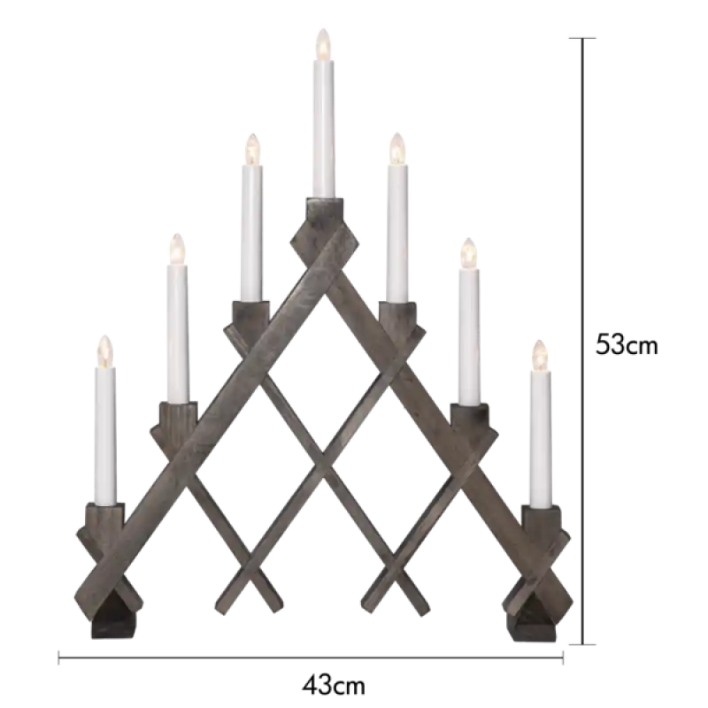 ST Rut Ljusstake Brown - Adventsljusstake