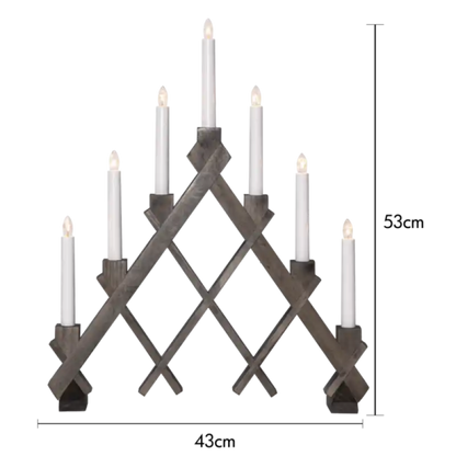 ST Rut Ljusstake Brown - Adventsljusstake