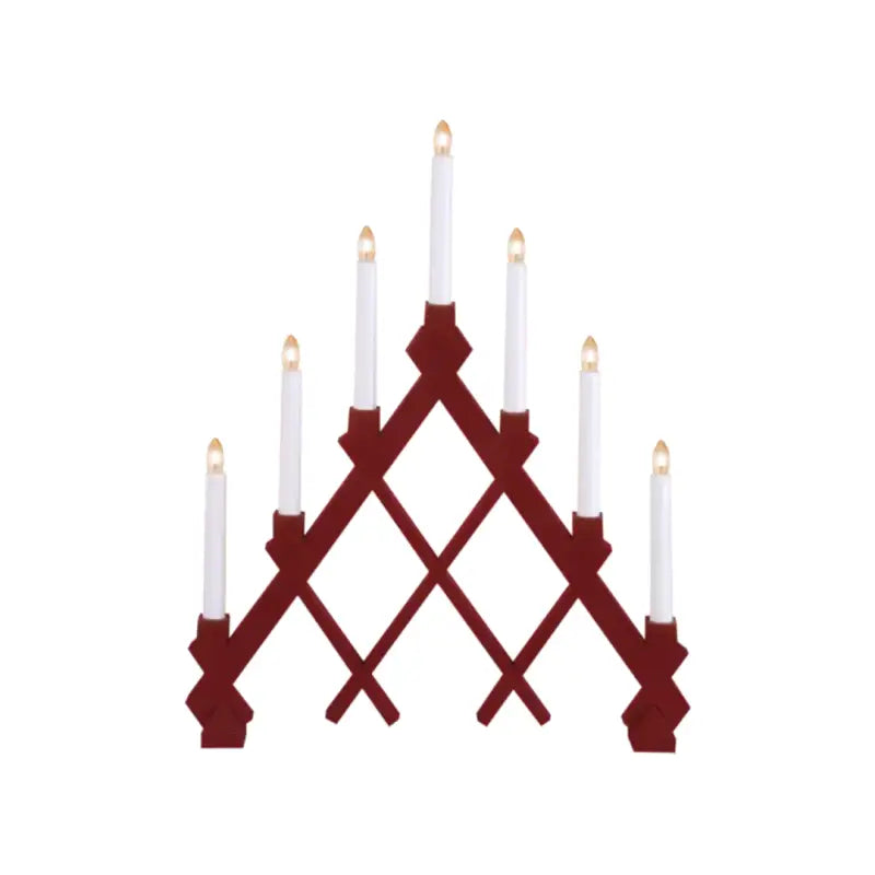 ST Rut Ljusstake röd - Ljusstake