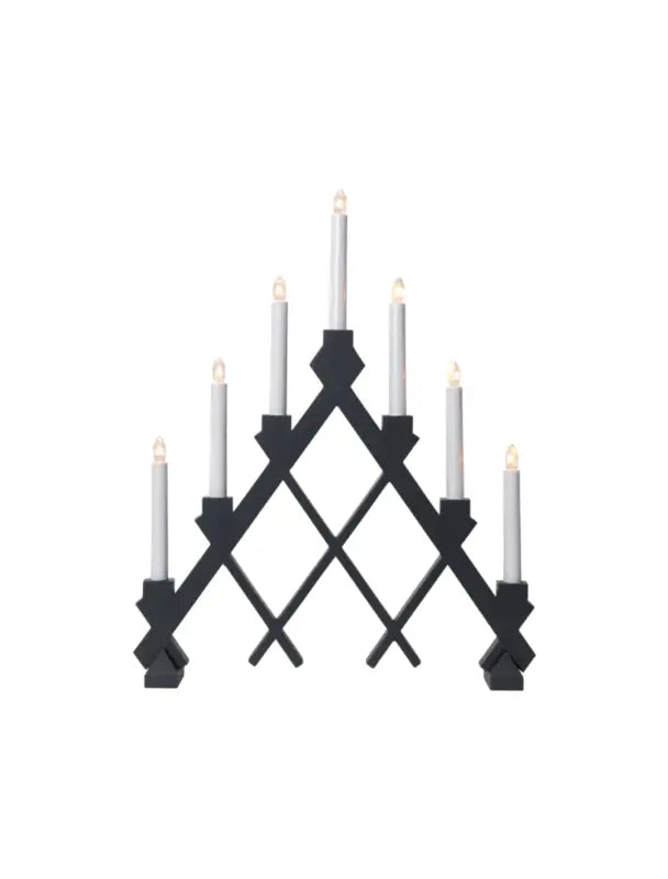 ST Rut Ljusstake svart - Belysning