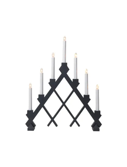 ST Rut Ljusstake svart - Belysning