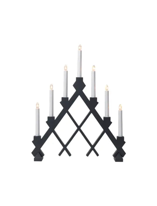 ST Rut Ljusstake svart - Belysning