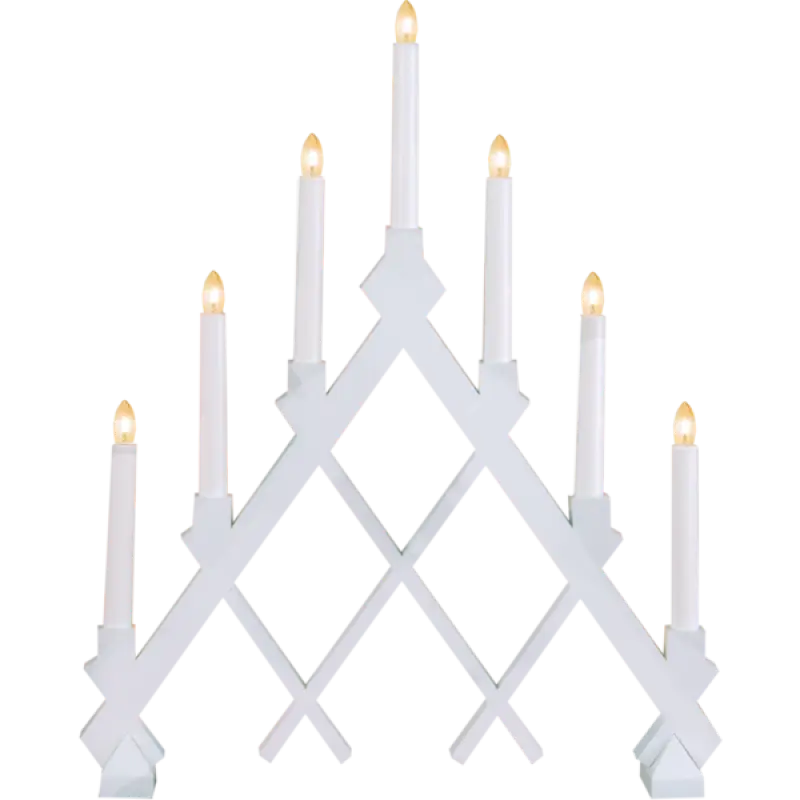 ST Rut Ljusstake vit - Jul