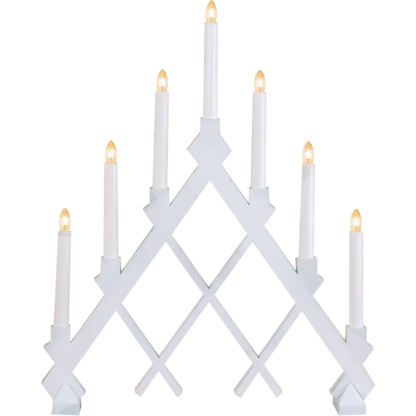 ST Rut Ljusstake vit - Jul