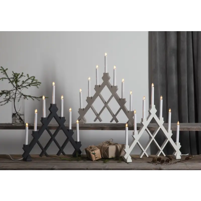 ST Rut Ljusstake vit - Jul