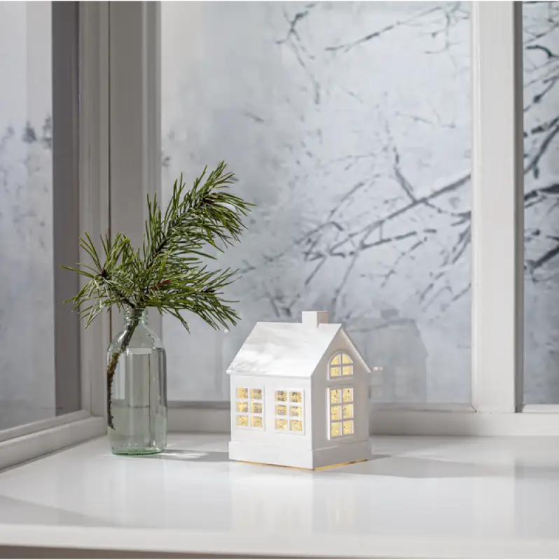 ST Vinter Inomhusdekoration timer LED 15,5cm - Belysning