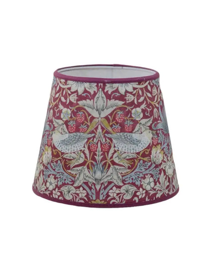 Strawberry thief rund 20 cm Plum - Lampskärm