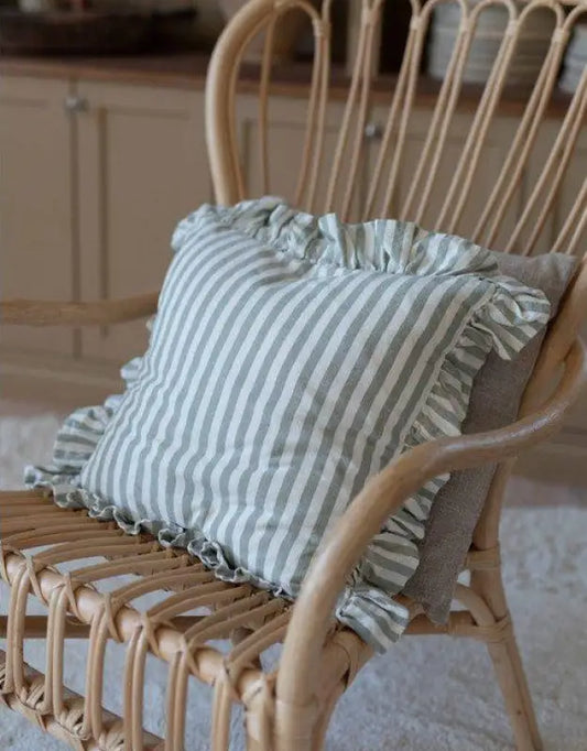 Svea kuddfodral 45x45 cm lindgrön - Inredning