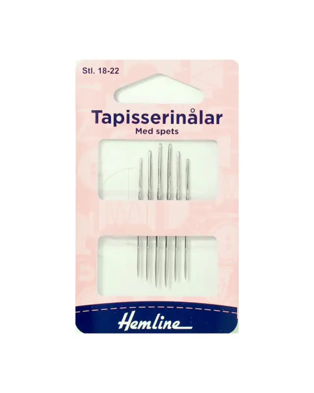 Tapisserinålar med spets stl 18-22 - Nålar