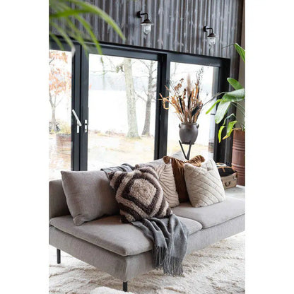 Timmy kuddfodral brun 48x48 cm - Kuddfodral