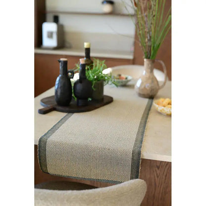 Tore bordslöpare grön 35x120 cm - Bordslöpare