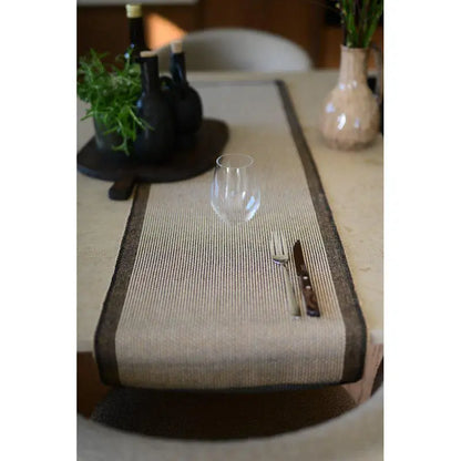 Tore bordslöpare svart 35x120 cm - Bordslöpare