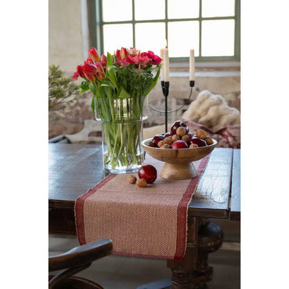 Tore Löpare 35 x 120 röd - Bordslöpare