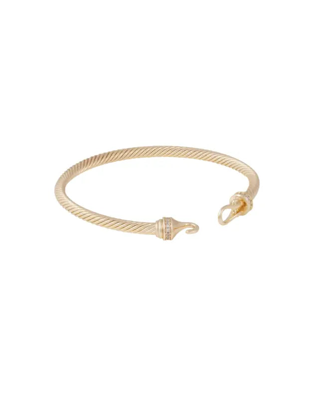 Twist wire brace g/clear - Armband