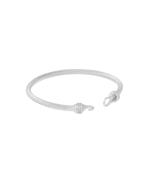 Twist wire brace s/clear - Armband