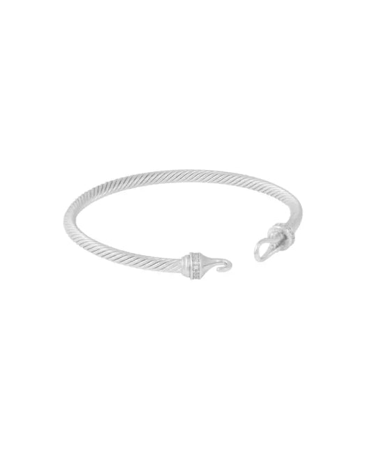 Twist wire brace s/clear - Armband