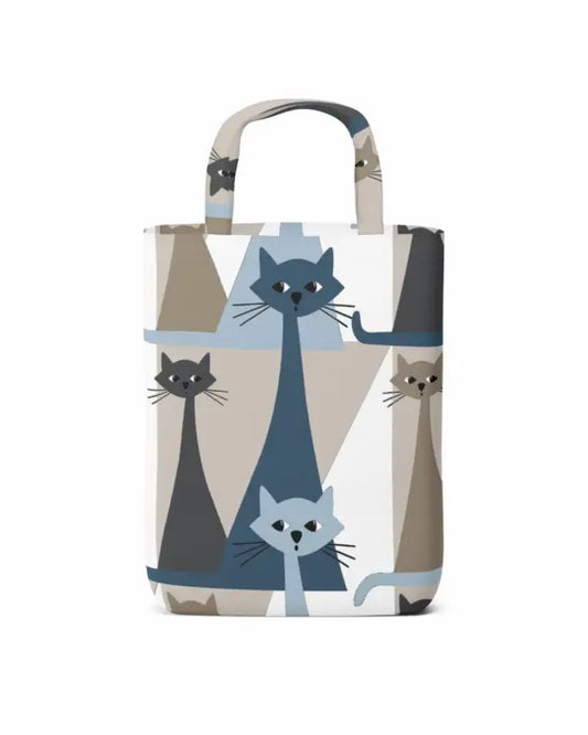 Tygkasse Kitty blå - Tygkasse