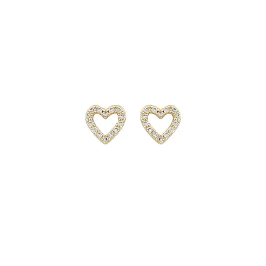 Valentina small ear g/clear - Örhänge