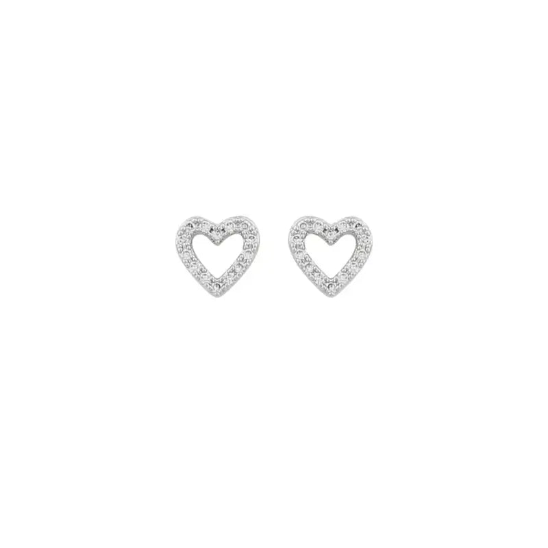 Valentina small ear s/clear - Örhänge
