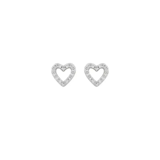 Valentina small ear s/clear - Örhänge