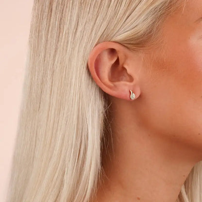 Veil small ear g/clear - Örhängen