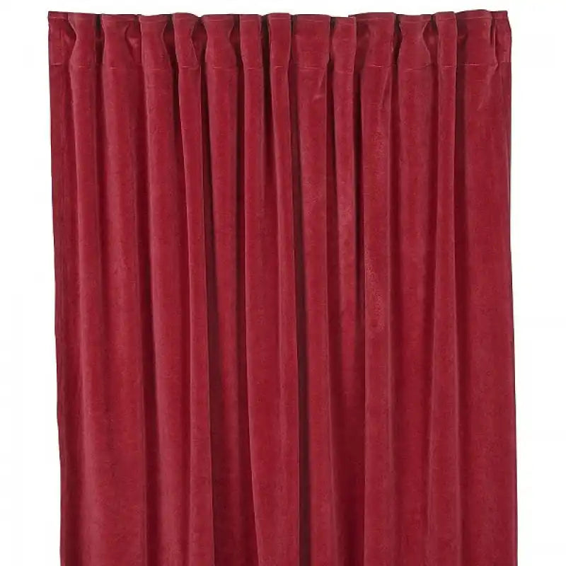 Velvet Multibandslängder 2-pack 140x240 cm red - Gardin