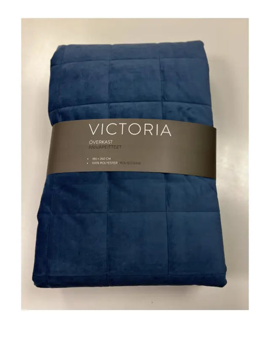 Victoria denim överkast 180x260 - Överkast