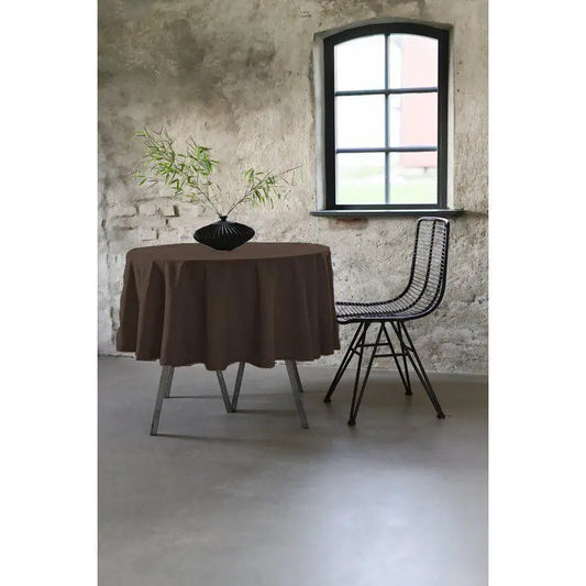 Vide duk rund nougat - Bordsduk