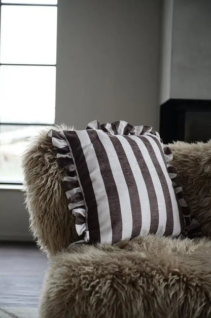 Zenga kuddfodral 48x48 cm Choklad Kuddfodral